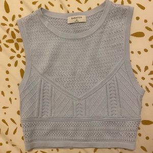 Baby blue tank from aritzia